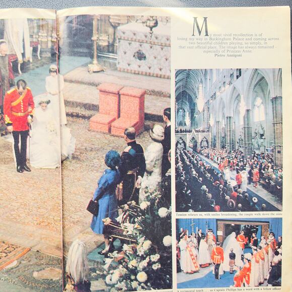 1973 Sunday Telegraph Royal Wedding Princess Anne Mark Phillips Magazine - Picture 6 of 8